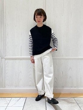 Bshopスタッフさん（レディース・156cm）の夏コーディネート