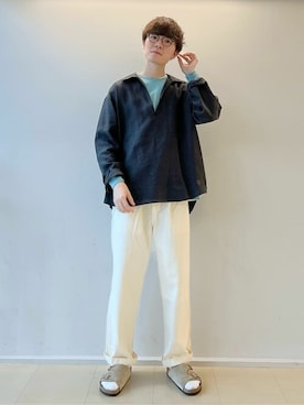 Bshopスタッフさん（メンズ・180cm）の夏コーディネート