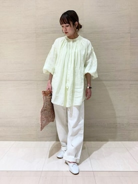 Bshopスタッフさん（レディース・152cm）の夏コーディネート