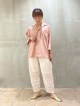Bshopスタッフさん(レディース・158cm)の夏コーディネート