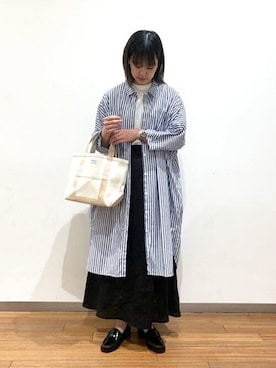 Bshopスタッフさん（レディース・162cm）の夏コーディネート