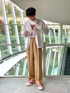 Bshopスタッフさん(メンズ・172cm)の夏コーディネート