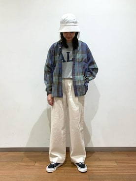 Bshopスタッフさん（レディース・162cm）の夏コーディネート