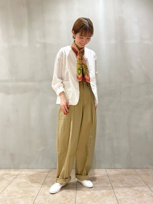DANTON（ダントン）の「DANTON | ボイルダブルガーゼ ノーカラー