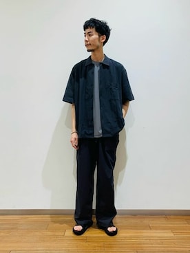 Bshopスタッフさん（メンズ・173cm）の夏コーディネート