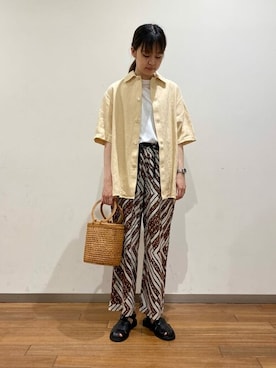 Bshopスタッフさん（レディース・162cm）の夏コーディネート