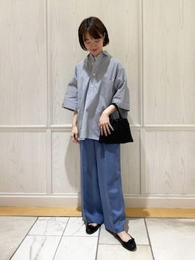 Bshopスタッフさん(レディース・156cm)の夏コーディネート