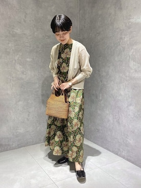 Bshopスタッフさん（レディース・156cm）の夏コーディネート