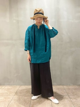 Bshopスタッフさん（レディース・158cm）の夏コーディネート