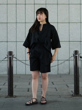 Bshopスタッフさん（レディース・155cm）の夏コーディネート