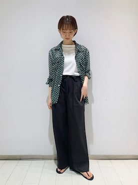 「FANTASTICDAYS」｜Bshopスタッフさん（レディース・160cm）の夏コーディネート