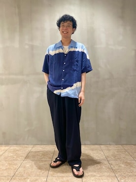 Bshopスタッフさん(メンズ・170cm)の夏コーディネート