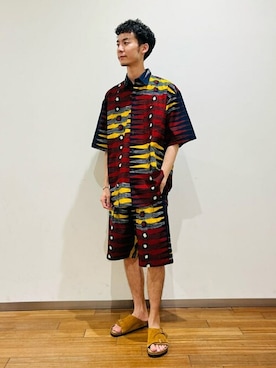 Bshopスタッフさん（メンズ・173cm）の夏コーディネート