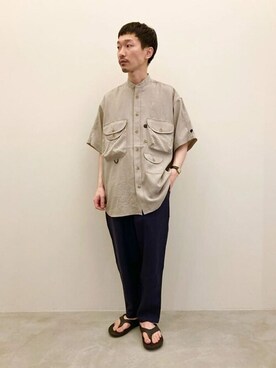 Bshopスタッフさん(メンズ・168cm)の夏コーディネート