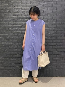 Bshopスタッフさん(レディース・160cm)の夏コーディネート