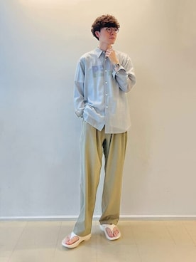 Bshopスタッフさん(メンズ・180cm)の夏コーディネート