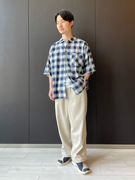 Bshopスタッフさん(メンズ・167cm)の夏コーディネート