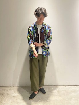 Bshopスタッフさん（メンズ・177cm）の夏コーディネート