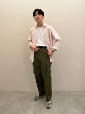 Bshopスタッフさん（メンズ・181cm）の夏コーディネート