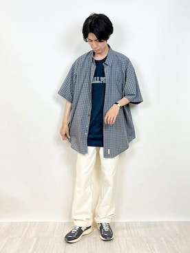 Bshopスタッフさん(メンズ・172cm)の夏コーディネート