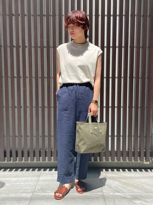 DANTON（ダントン）の「DANTON | 〈別注〉リネン イージーパンツ WOMEN