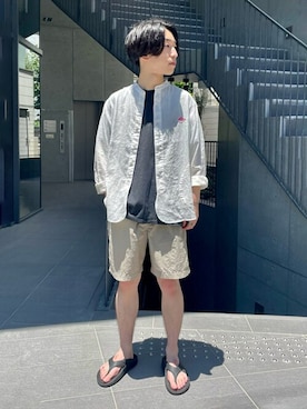 Bshopスタッフさん(メンズ・171cm)の夏コーディネート