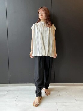 Bshopスタッフさん（レディース・149cm）の夏コーディネート