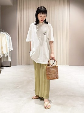 Bshopスタッフさん（レディース・163cm）の秋コーディネート