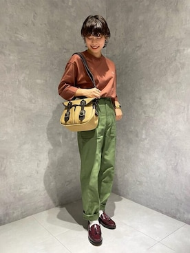 Bshopスタッフさん(レディース・158cm)の秋コーディネート