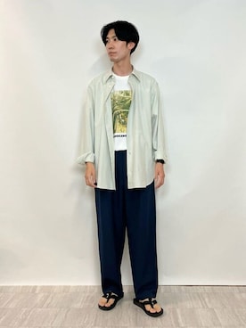 Bshopスタッフさん(メンズ・172cm)の秋コーディネート