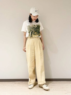 Bshopスタッフさん(レディース・163cm)の秋コーディネート