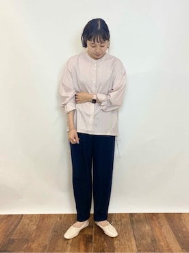 Bshopスタッフさん（レディース・162cm）の秋コーディネート