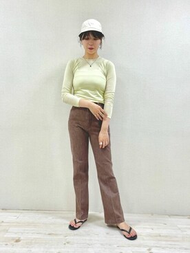 Bshopスタッフさん(レディース・164cm)の秋コーディネート