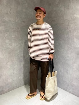 Bshopスタッフさん（メンズ・164cm）の秋コーディネート