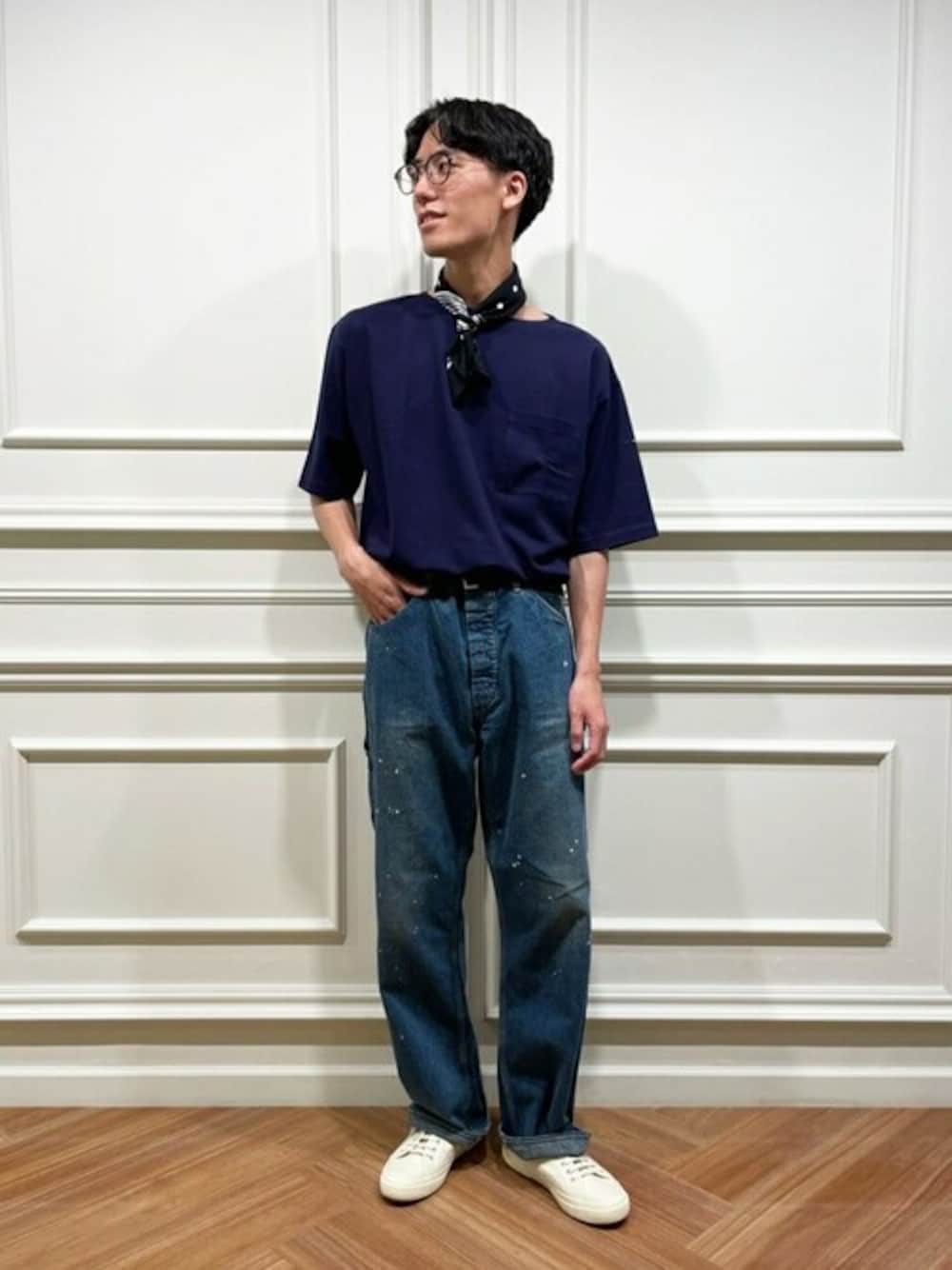 orslow 生成り ペインターパンツ ペンキ加工 01-5120-P66]orSlow(オアスロウ)60's PAINTER PANTS WITH PAINT