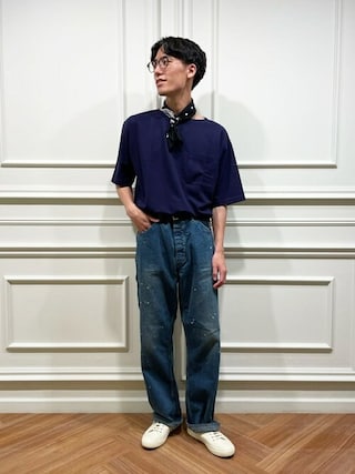 orslow 生成り ペインターパンツ ペンキ加工 orslow ペインターワークパンツ サイズ2 ペンキ加工