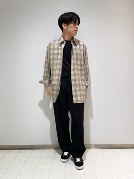 Bshopスタッフさん（メンズ・170cm）の秋コーディネート