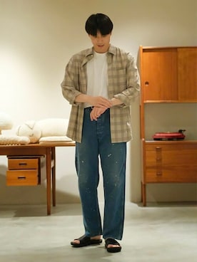 Bshopスタッフさん（メンズ・181cm）の秋コーディネート