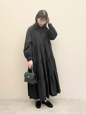 Bshopスタッフさん（レディース・163cm）の秋コーディネート