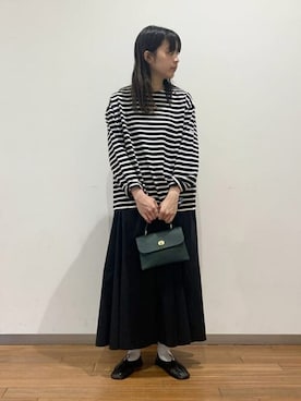 Bshopスタッフさん（レディース・162cm）の秋コーディネート