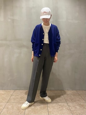 「THE SHINZONE（ザ　シンゾーン）のアイテム（帽子）」を使った、Bshopスタッフさん（レディース・166cm）の秋コーディネート