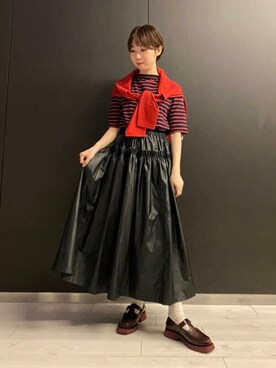 Bshopスタッフさん（レディース・156cm）の秋コーディネート
