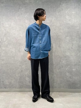 「cellar door」｜Bshopスタッフさん（メンズ・170cm）の秋コーディネート