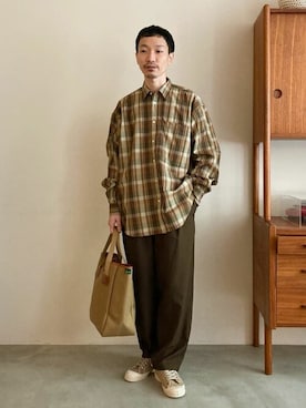 Bshopスタッフさん(メンズ・168cm)の秋コーディネート