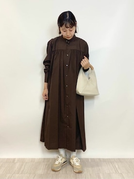 「HAVERSACK」｜Bshopスタッフさん（レディース・162cm）の秋コーディネート