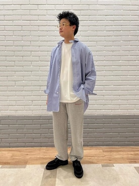 「Paraboot（パラブーツ）のアイテム（その他シューズ）」を使った、Bshopスタッフさん（メンズ・171cm）の秋コーディネート