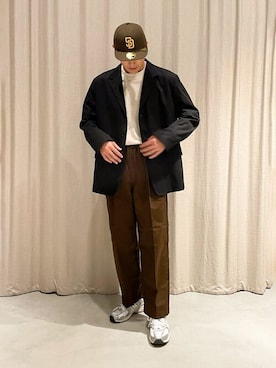 Bshopスタッフさん（メンズ・181cm）の秋コーディネート