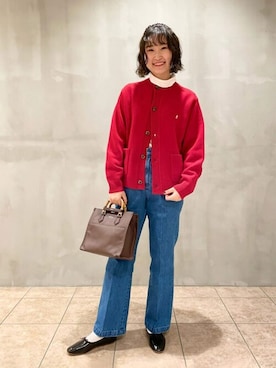 Bshopスタッフさん(レディース・163cm)の秋コーディネート