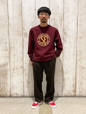 Bshopスタッフさん(メンズ・165cm)の秋コーディネート
