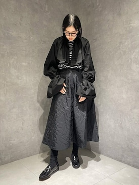 「cellar door」｜「アイテム（シューズ）」を使った、Bshopスタッフさん（レディース・167cm）の秋コーディネート